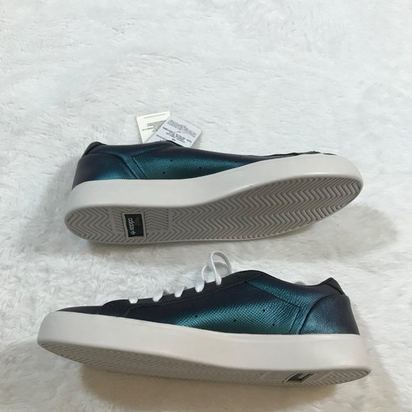 NEW Adidas REFLECTIVE Sleek WOMENS 9 Sneaker FV3403 BLUE REFLECTIVE OIL SLICK NW - Picture 9 of 10